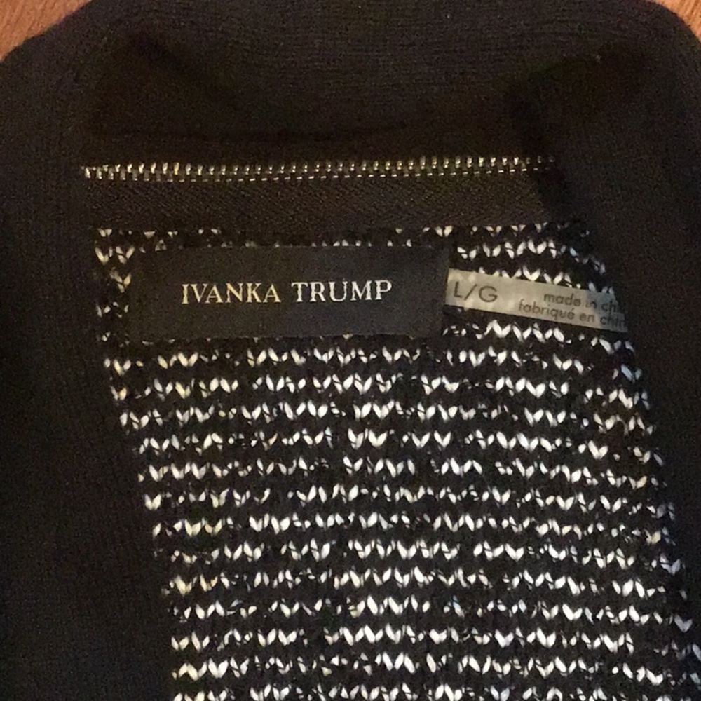 Ivanka trump sweater.  Dry clean only